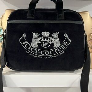 Juicy Couture Bling Velour Laptop Travel Bag - New - FINAL PRICE @ sanchez_nissa
